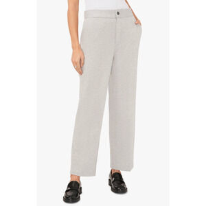 Halogen Pants Womens XXL Gray Knit High Rise Cotton Blend Trousers Workwear